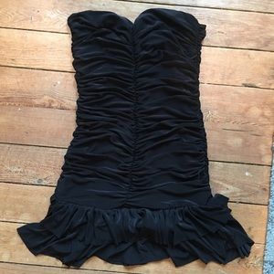 F21 black party dress